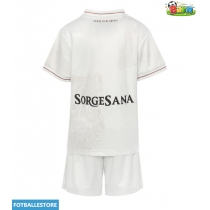 SSC Napoli Bortedraktsett Barn 2025-26 Kortermet (+ Korte bukser)